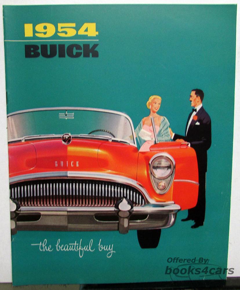 view cover of 1954 Buick Range Sales Brochure