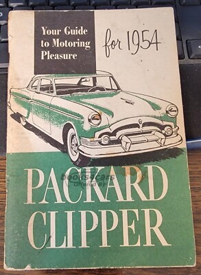 view cover of 1954 Clipper Owners Manual by Packard