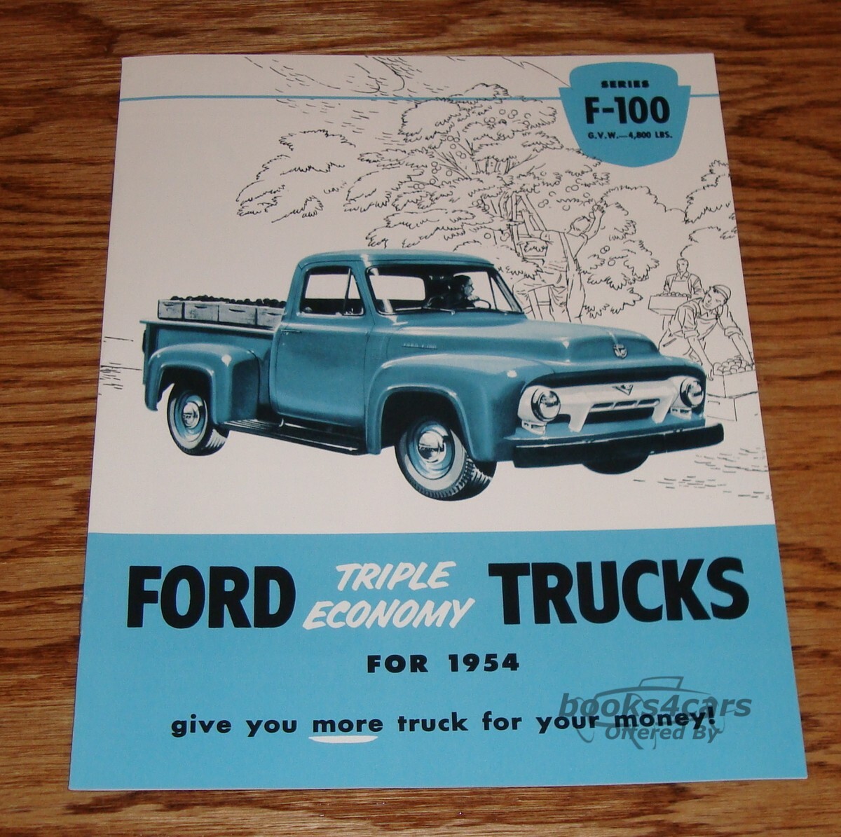 view cover of 1954 Ford Truck Sales Brochure