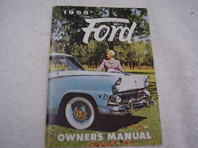 view cover of 1955 Passenger car Owners manual by Ford