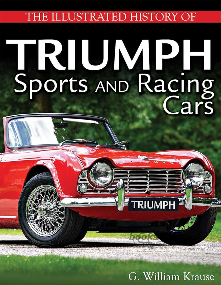 view cover of Triumph Sports Cars by W. Krause: 96 pg. history of the cars