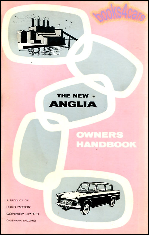 view cover of 1959-1968 Anglia Owners manual by Ford