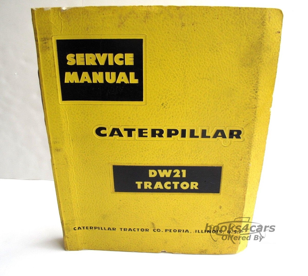 view cover of DW21 Tractor Service manual by Caterpillar