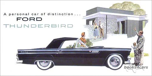 view cover of 1955 Thunderbird Fold Sales Brochure by Ford