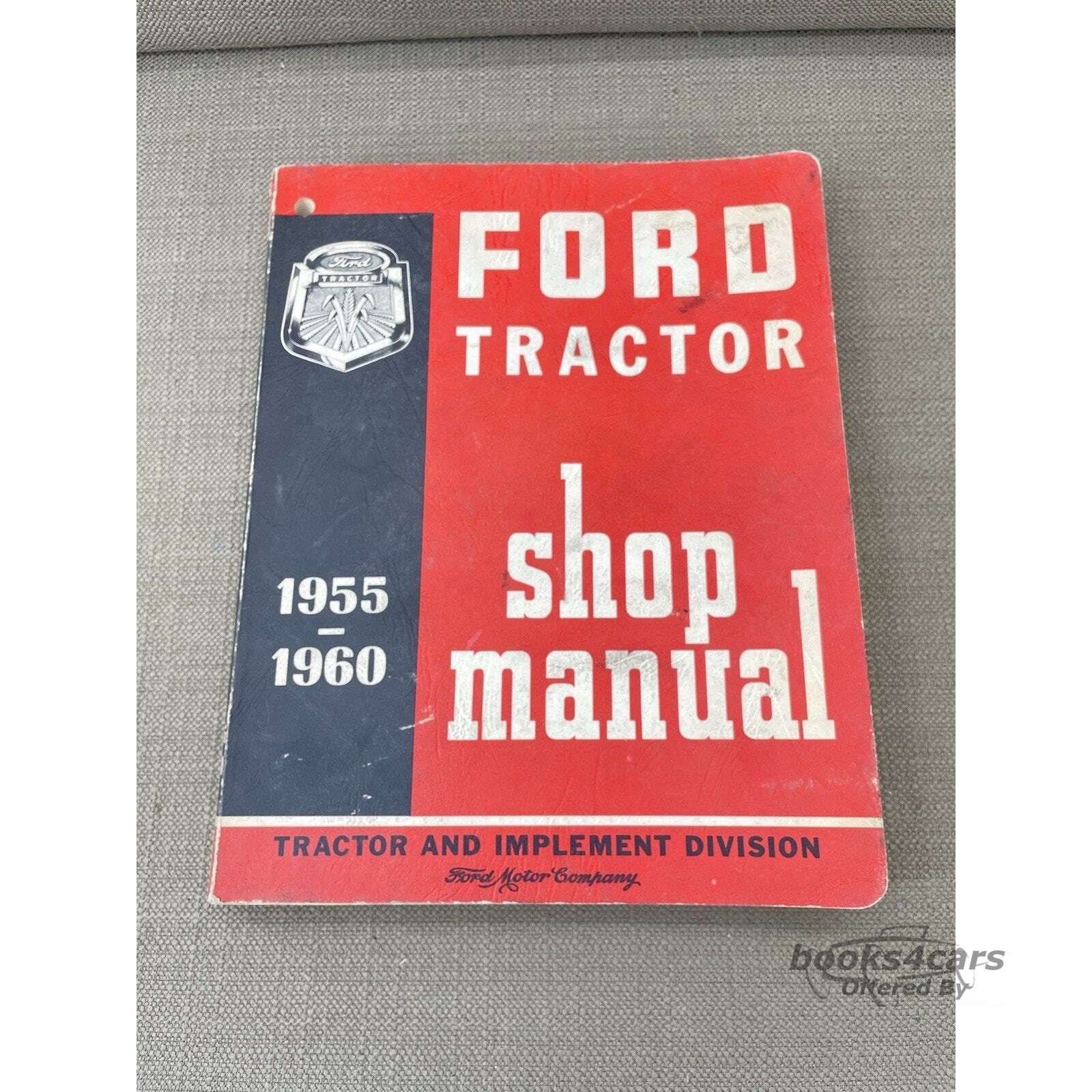 view cover of 1955-1960 600 601 700 701 800 801 900 901 1801 Shop Manual for Ford Tractor