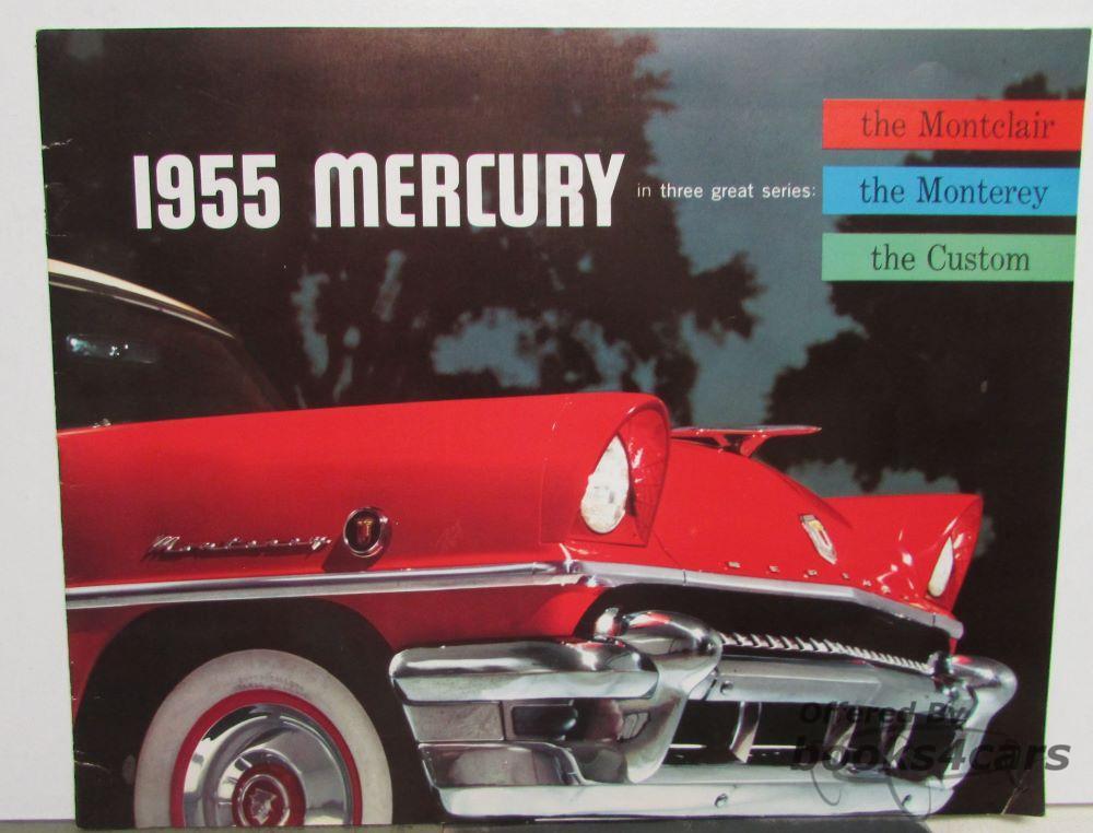 view cover of 1955 Sales Brochure by Mercury (oversized)