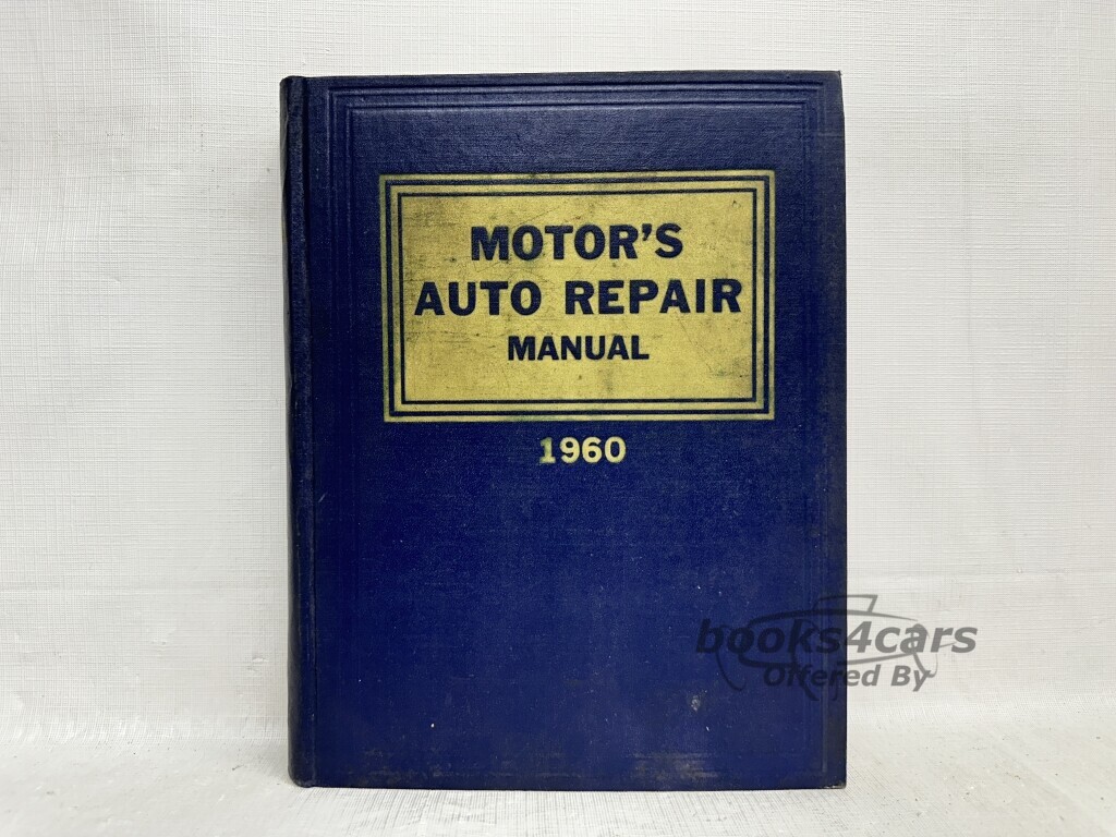view cover of 1953-1960 MOTOR'S Domestic Auto Repair Manual