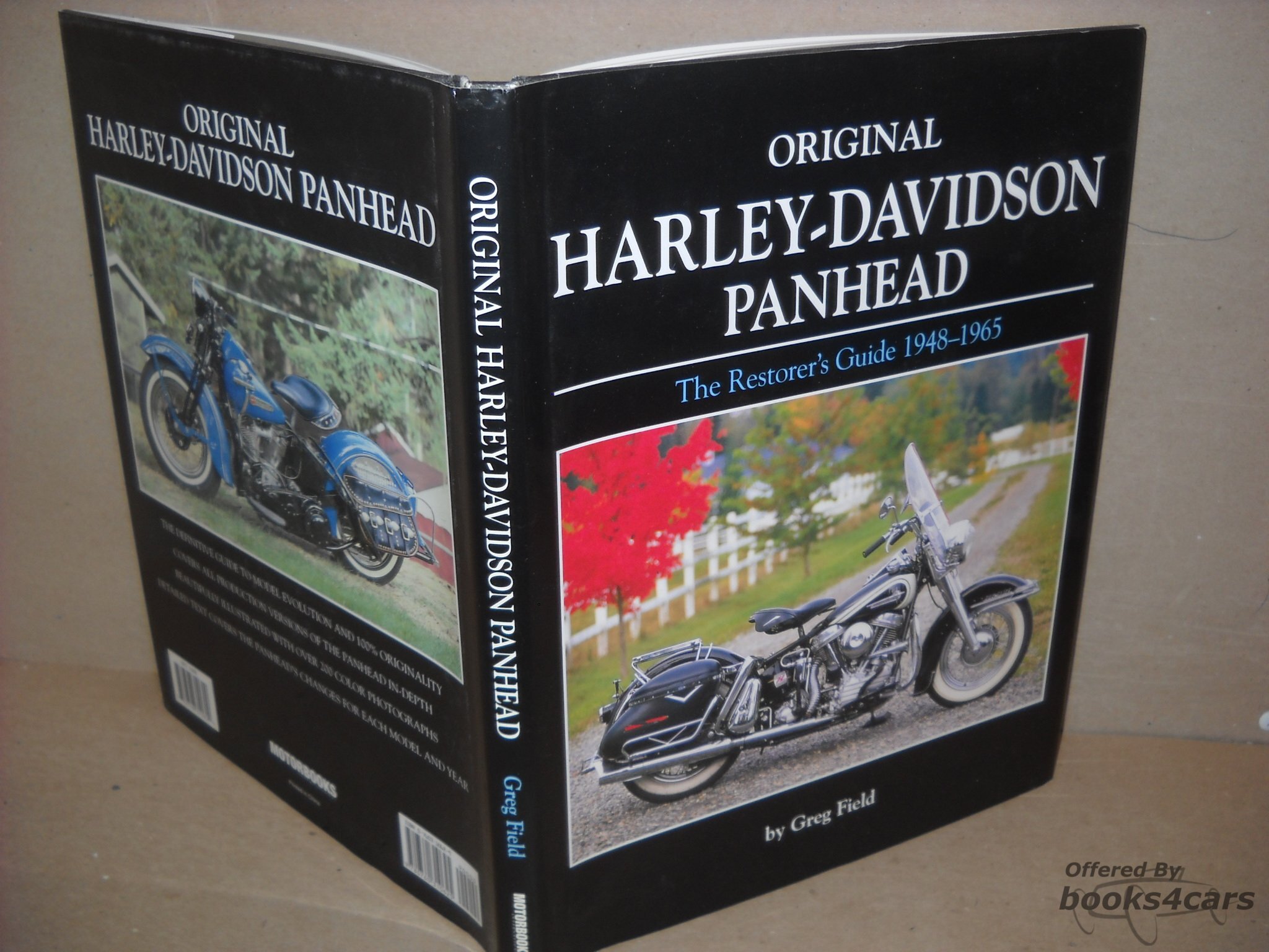 view cover of 1948-1965 Harley Davidson Panheads by Greg Field