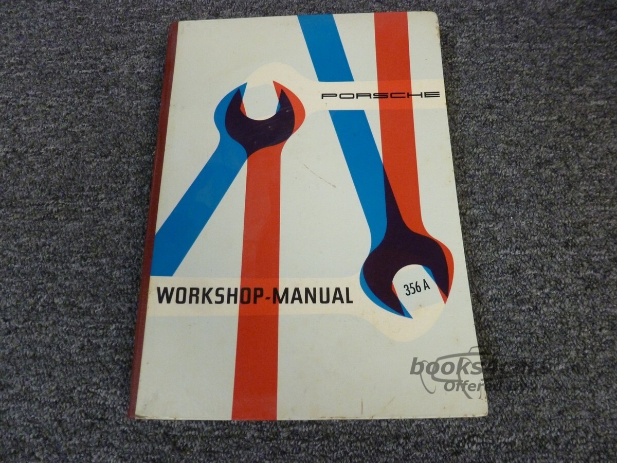view cover of 356A shop service Repair Manual by Porsche