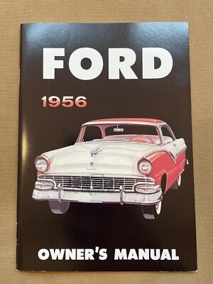 view cover of 1956 Owners Manual by Ford for passenger car