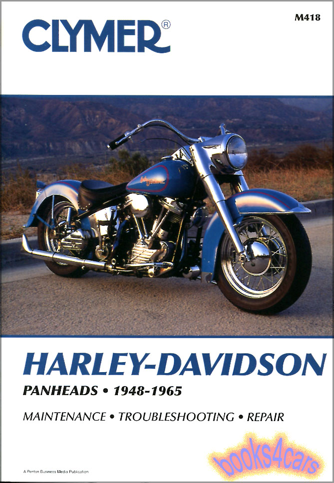 view cover of 1948-1965 Panheads Shop Service Repair Manual, 511 pages by Clymer for Harley Davidson