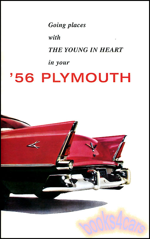 view cover of 1956 Owners manual by Plymouth
