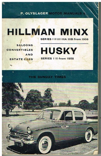 view cover of 1956 Singer Gazelle repair manual by P. Olyslager series 1-3B saloons convertibles estate cars