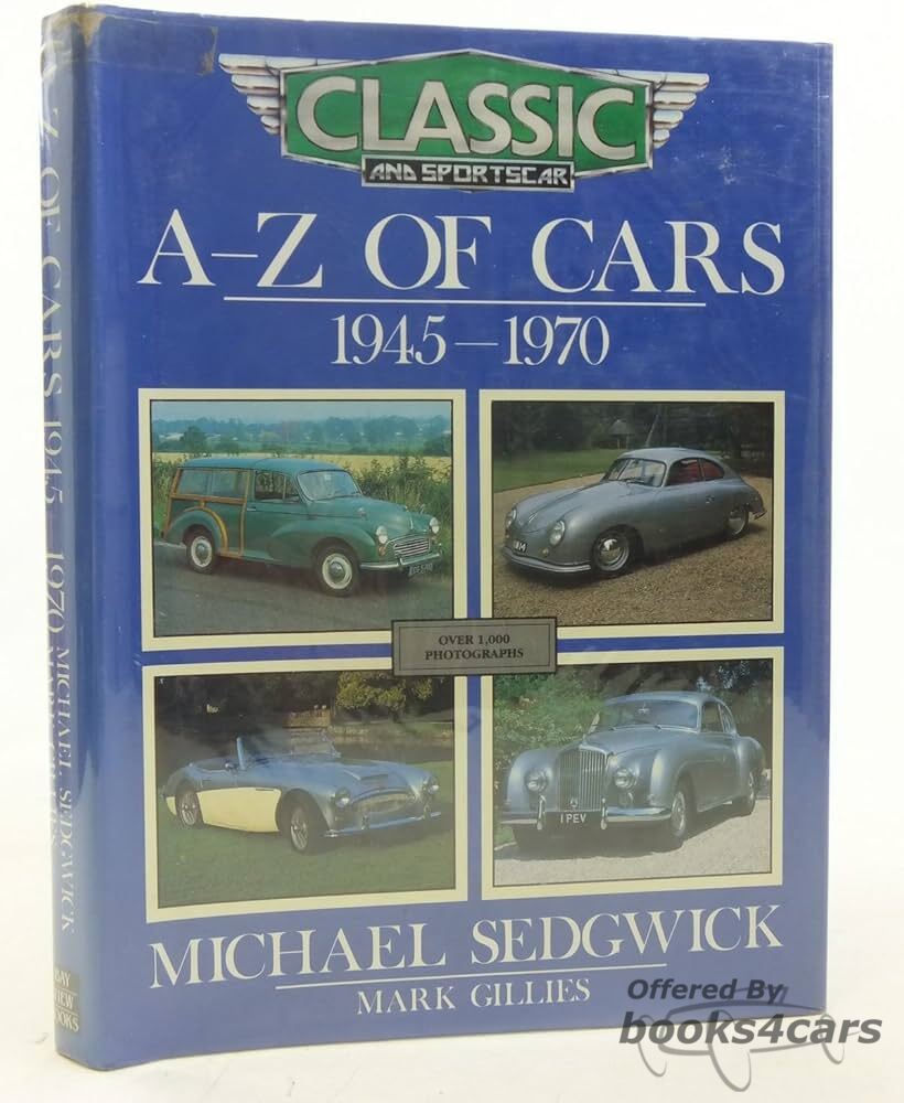 view cover of 1945-1970 A-Z Of Cars for Classic and Sportscars