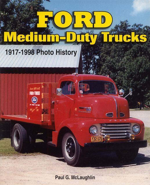 view cover of 1917-1998 Ford Medium-Duty Trucks Photo History covers these models from early Canopied Express through modern F Series Super-Duty includes coverage of all models sales figures engines styling and technical developments & more 140 illustrationsby P McLaughlin