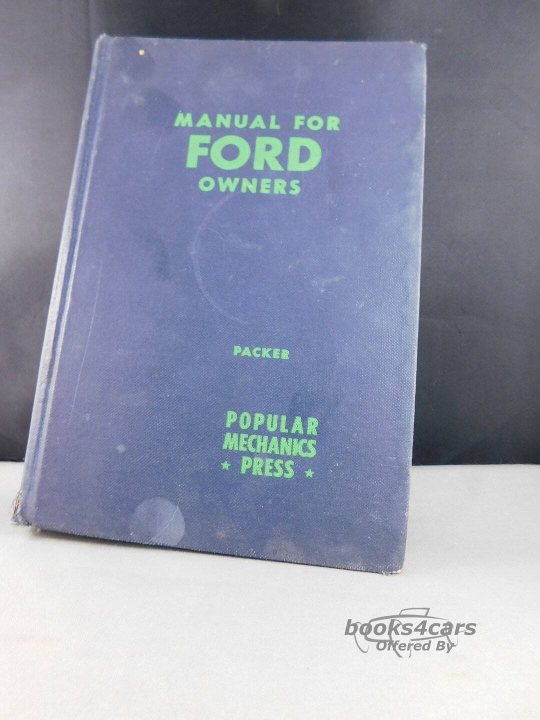 view cover of Manual for Ford Owners by Popular Mechanics (copyright 1957)