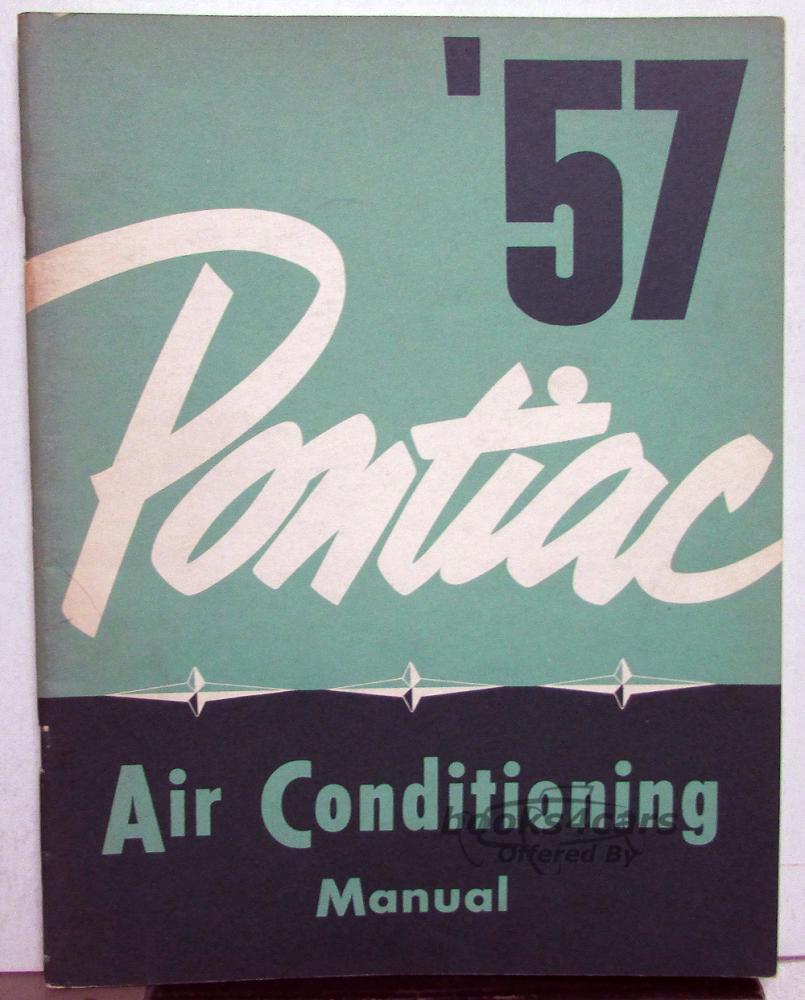 view cover of 1957 Air Conditioning Shop Service Repair Manual by Pontiac