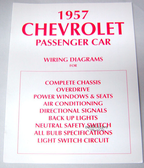 view cover of 1957 Chevy Passenger Car Wiring Diagram by Chevrolet