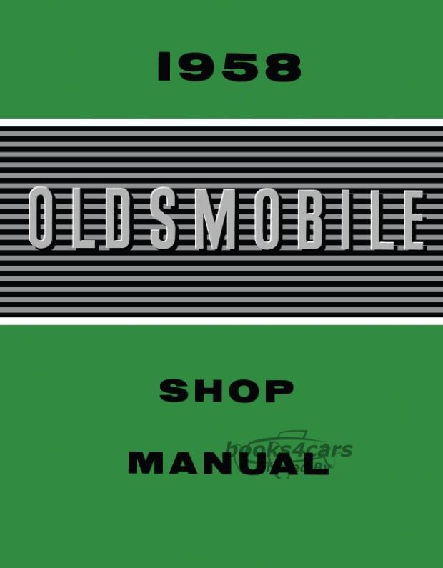 view cover of 1958 Shop Service repair manual by 88 98 Oldsmobile 594 pages