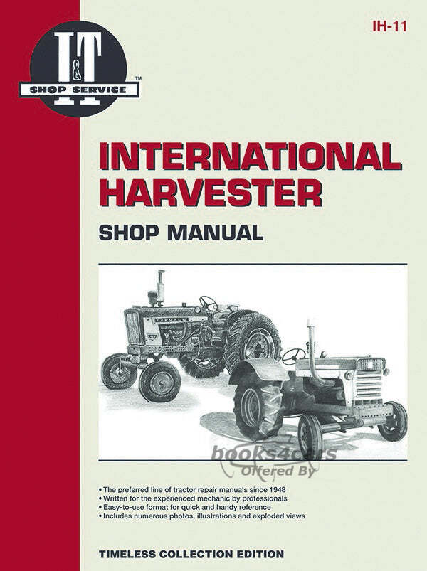 view cover of International Harvester Models 600 650 Shop Service Repair Manual by Clymer