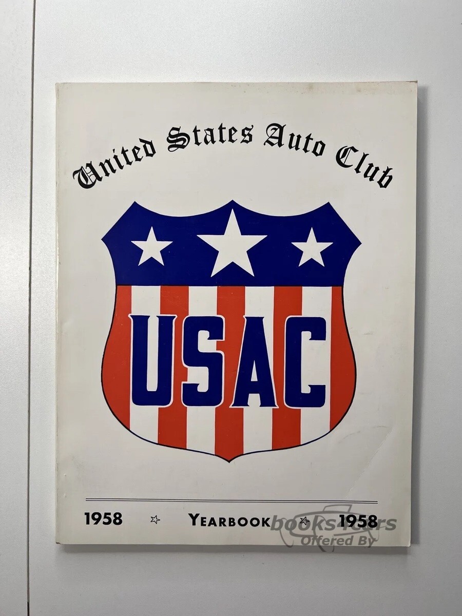 view cover of 1958 United States Auto Club Yearbook