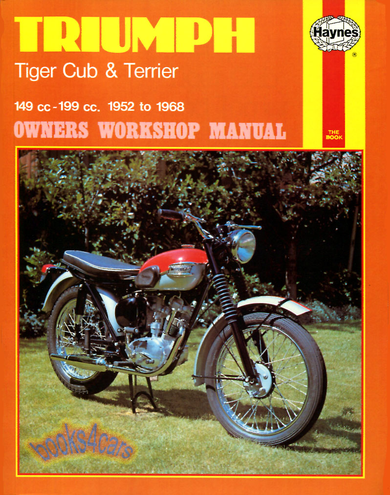 view cover of 1952-1965 Triumph Tiger Cub & Terrier shop service Repair Manual by Haynes