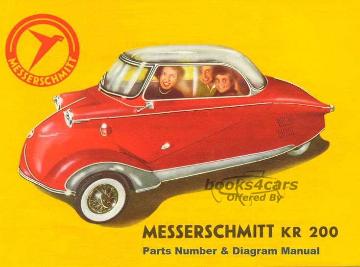 view cover of Messerschmitt Parts Manual for KR200 & 201