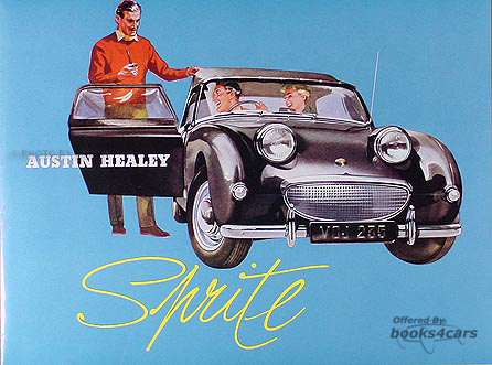 view cover of 1958-1961 Austin Healey Sprite Sales Brochure