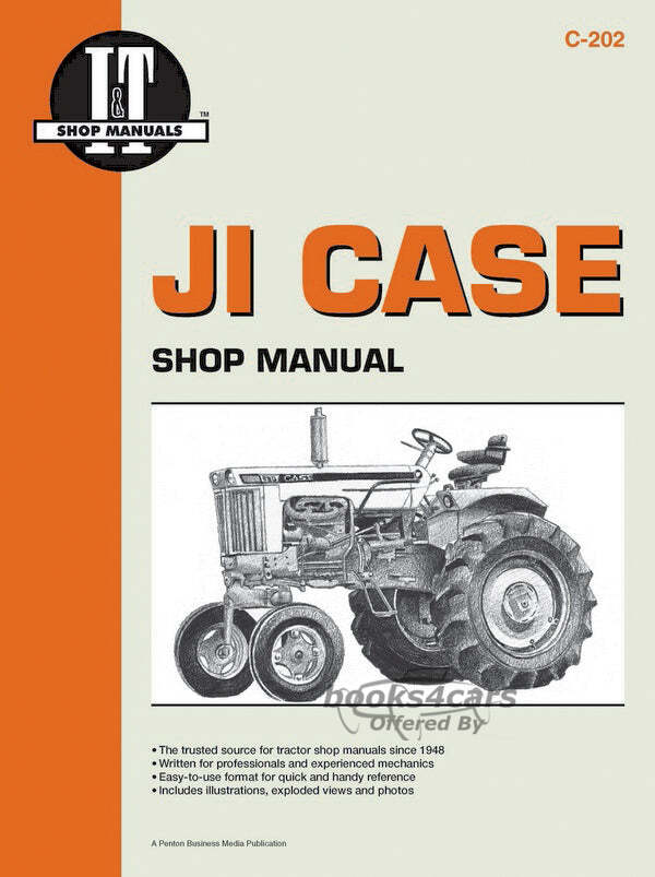 view cover of JI Case farm tractor Series 500 600 900B 730 830 930 1030 430 440 470 530 540 570 630 640 shop service repair manual by I&T 264 pages