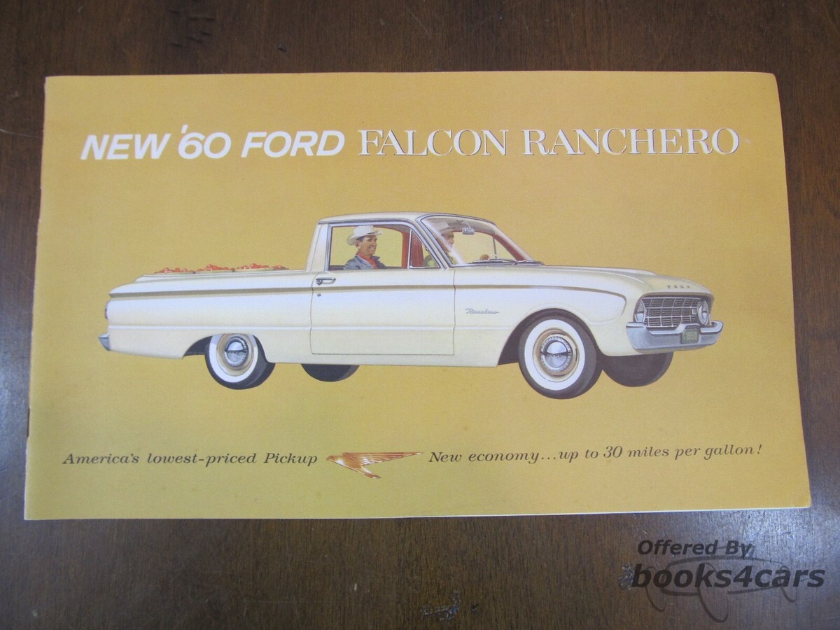 view cover of 1960 Ford Falcon Ranchero Sales Brochure