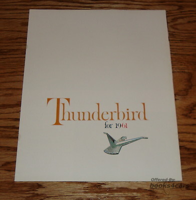 view cover of 1961 Thunderbird Foldout Sales Brochure by Ford
