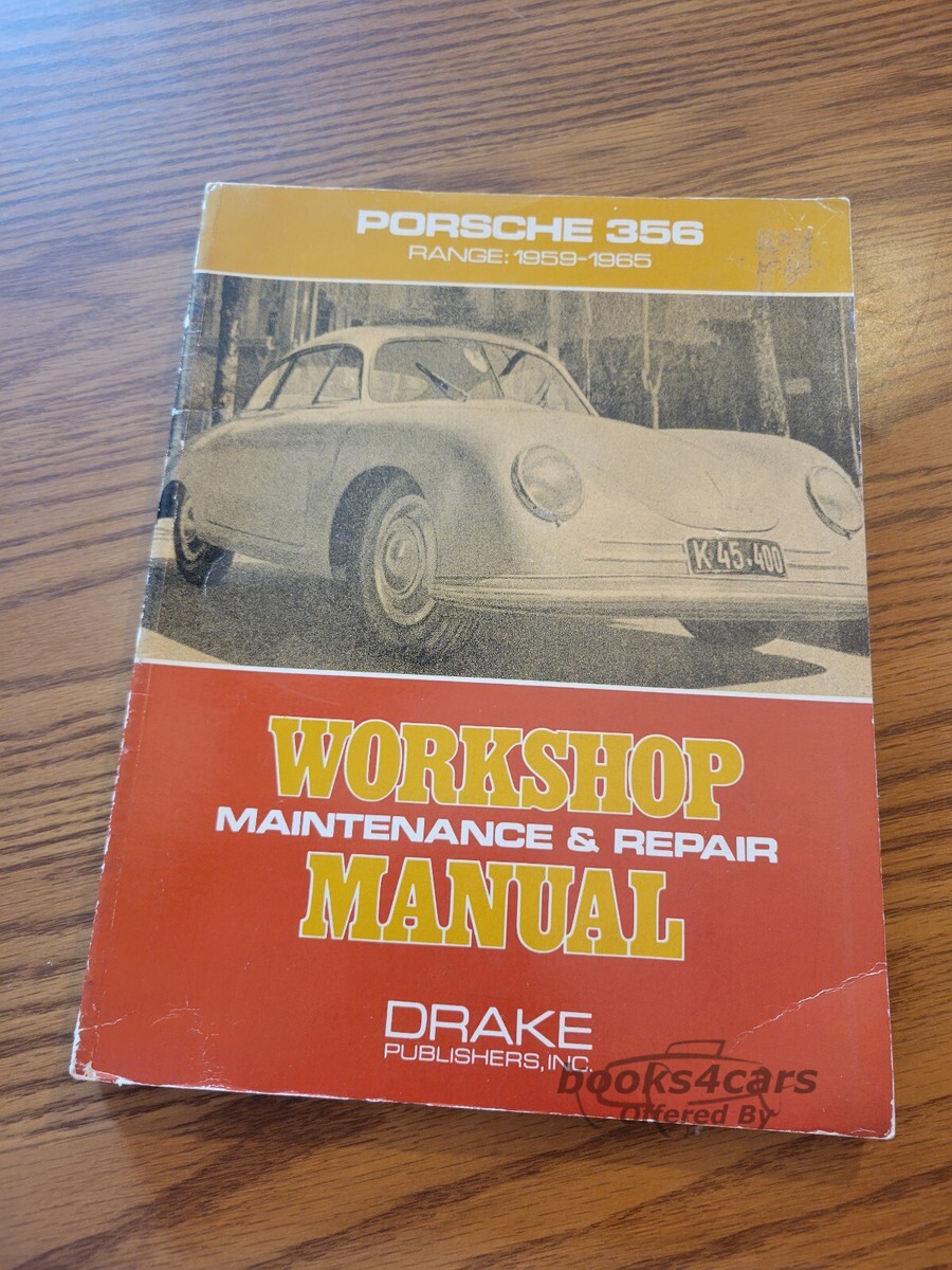view cover of 1959-1965 Porsche 356 Shop Manual By Drake