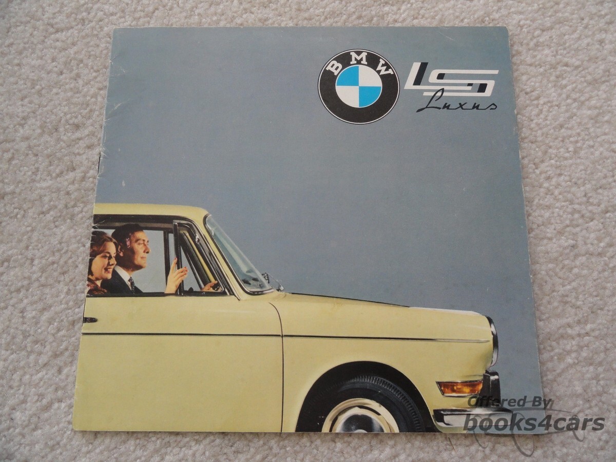 view cover of 1962 BMW LS Luxus Sales Brochure