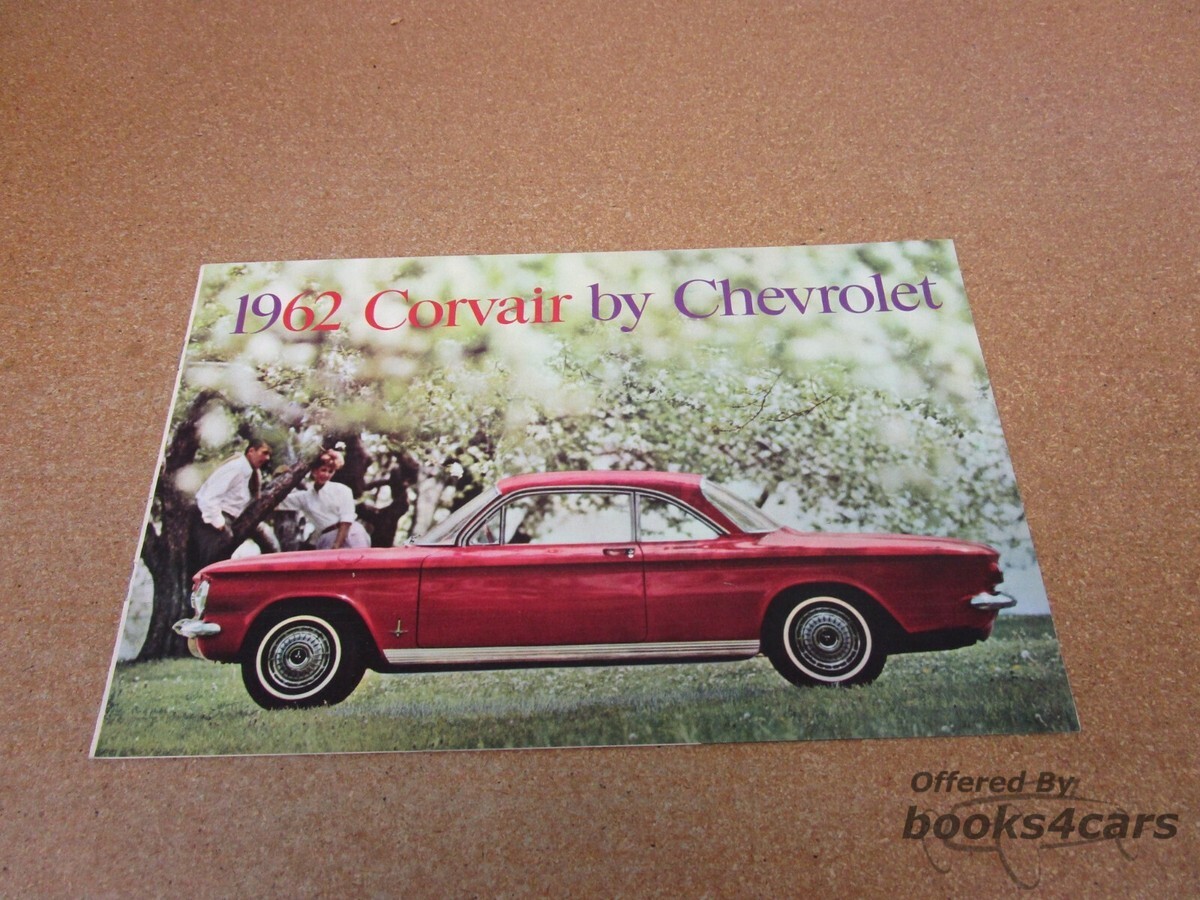 view cover of 1962 Corvair Sales Brochure by Chevrolet