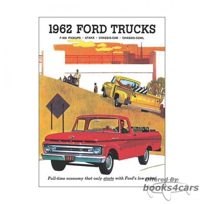 view cover of 1962 Sales Brochure by Ford Truck