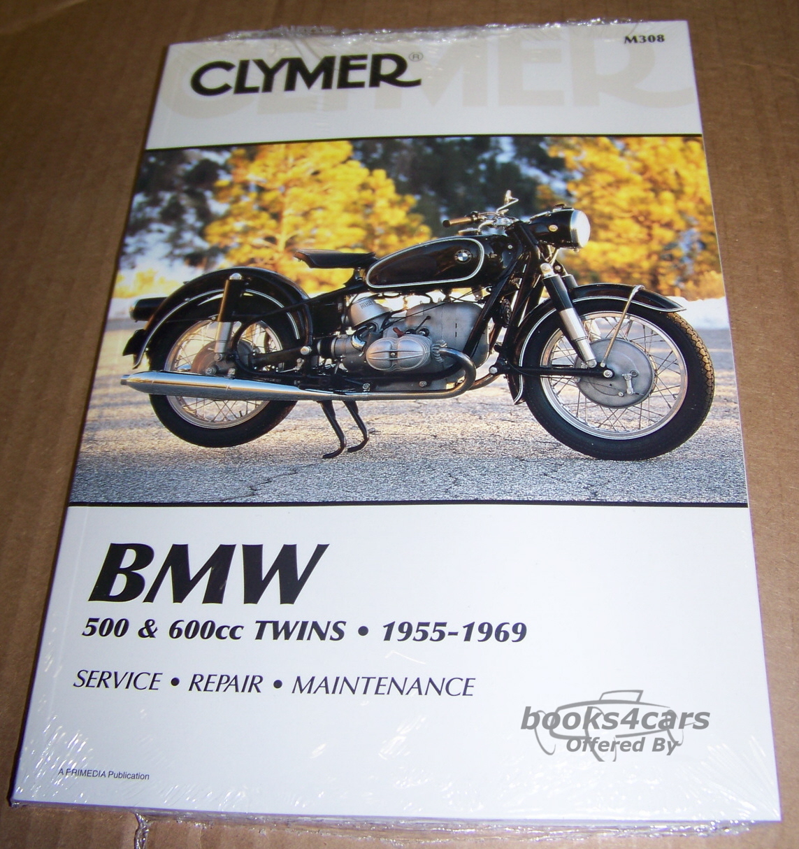 view cover of 1955-1969 BMW 500 & 600cc Twins Shop Service Repair Manual, 160 pages by Clymer