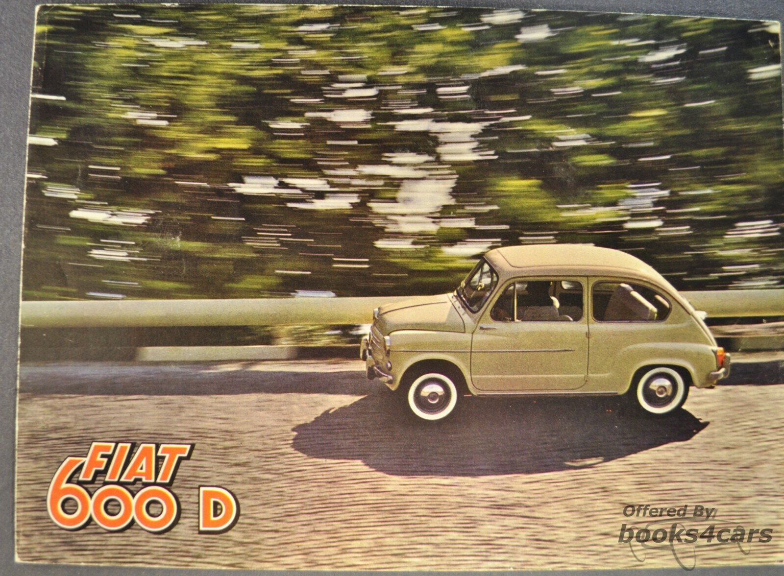 view cover of 1963-1964 Fiat 600D Sales Brochure