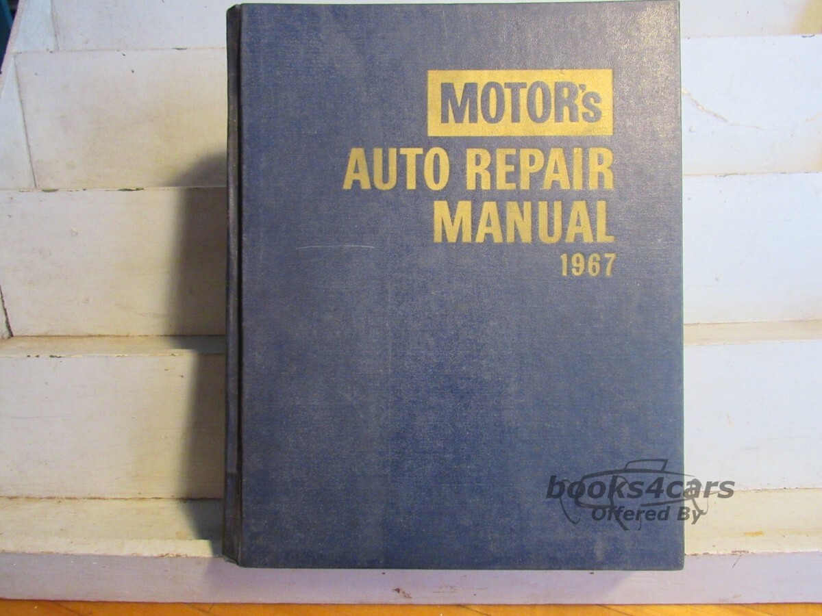 view cover of 1959-1967 Shop Service Auto Repair Manual for American cars by Motors