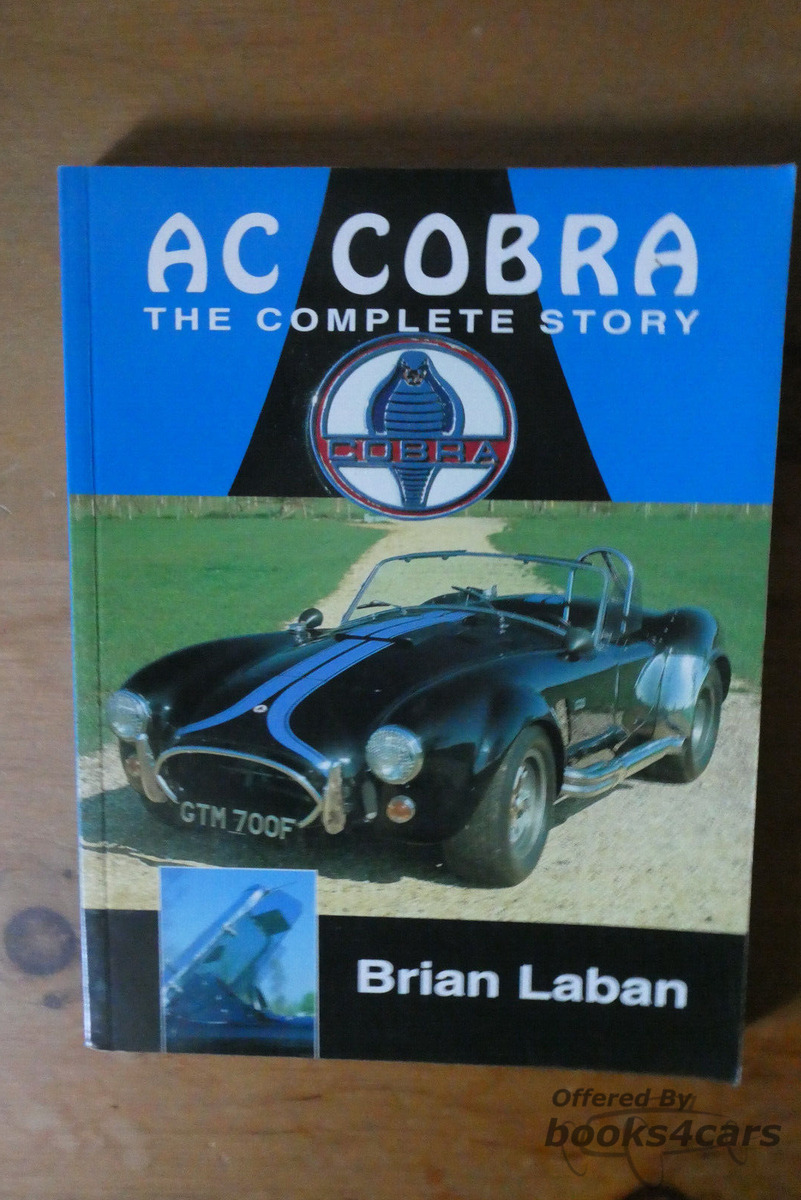 view cover of The Complete Story of AC Cobra: 208 pgs by B. Laban