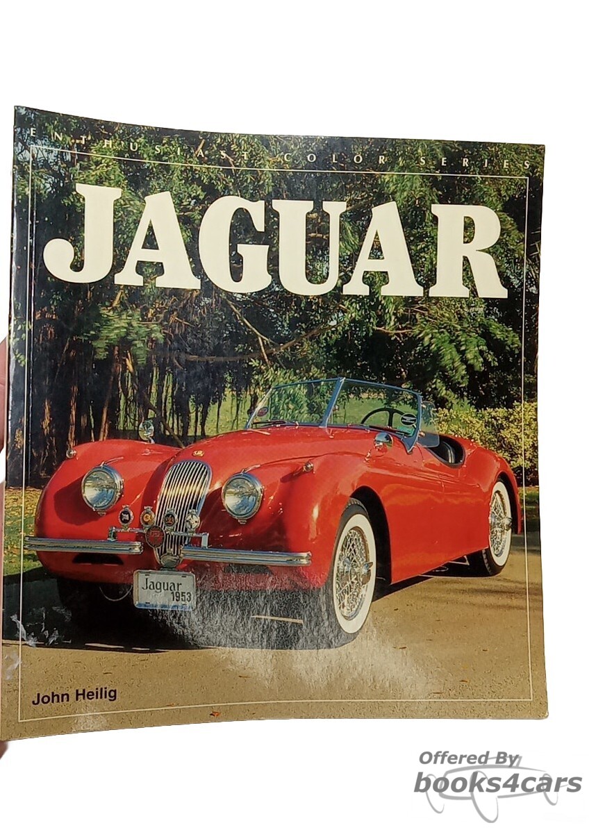 view cover of Jaguar by John Heilig 96 pgs picture history of all Jaguar cars