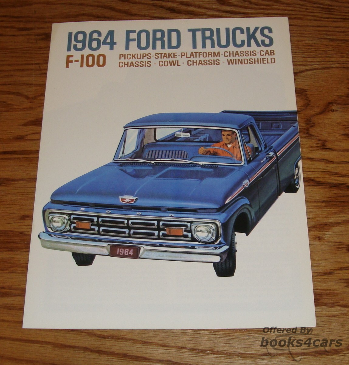 view cover of 1964 Sales Brochure by Ford Truck for F100 pickup