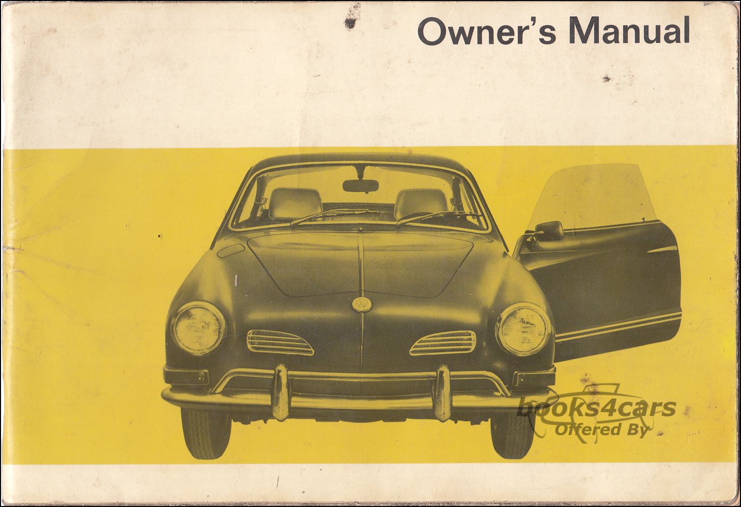 view cover of 1964 Volkswagen Karmann Ghia 1500 Owners Manual