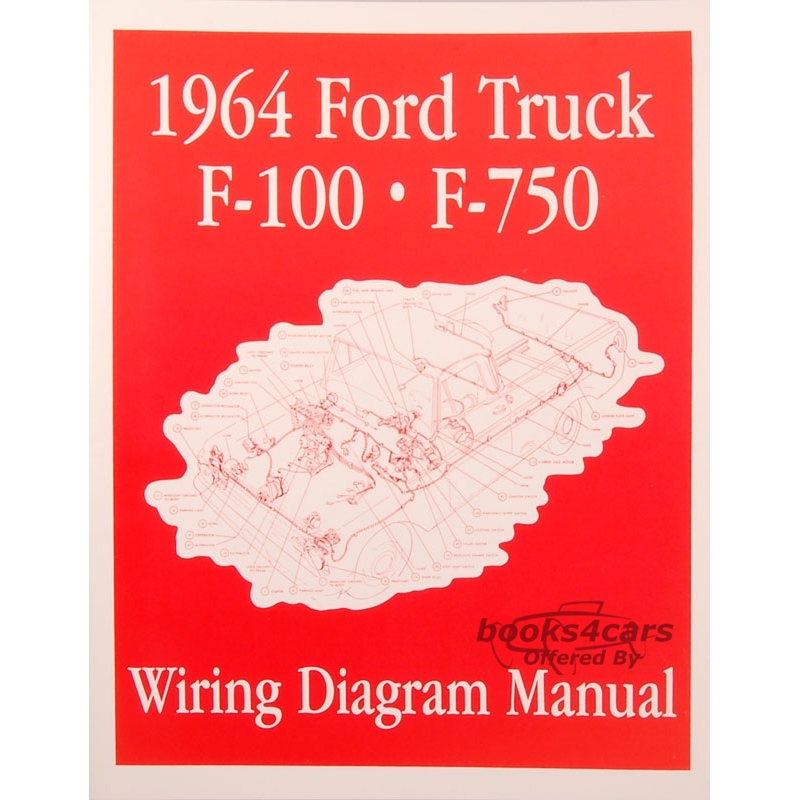 view cover of 1964 Wiring Diagram Manual for Ford Truck F100-F750