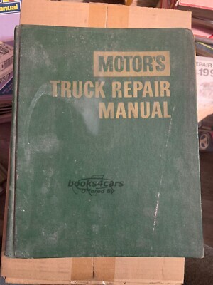view cover of 1960-1968 Truck Repair Manual by Motors