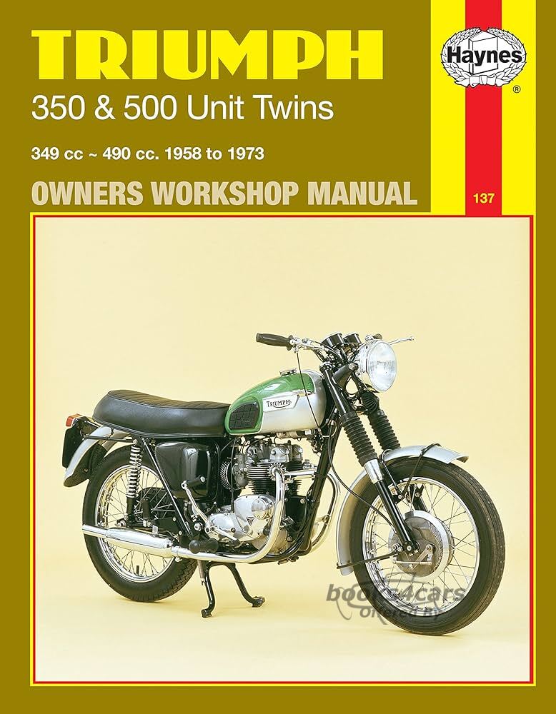 view cover of 1958-1973 Triumph 350 & 500 Unit Twins shop service Repair Manual by Haynes
