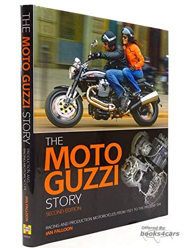 view cover of 1921-2008 The Moto Guzzi Story Racing and Production motorcycles from 1921 to the present day by Ian Falloon 232 hardbound pages with many color & B&W photos