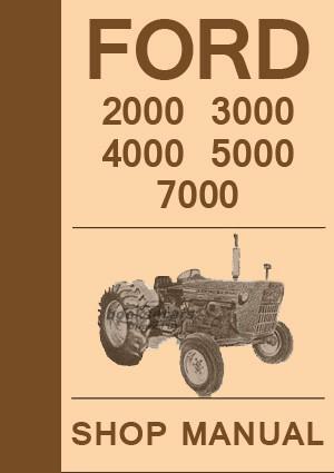 view cover of 1965-1975 2000 7000 Shop Manual for Ford Tractor