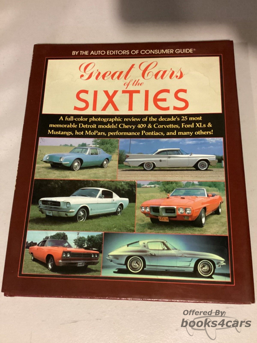 view cover of Great Cars of the Sixties by the Auto Editors of Consumer Guide