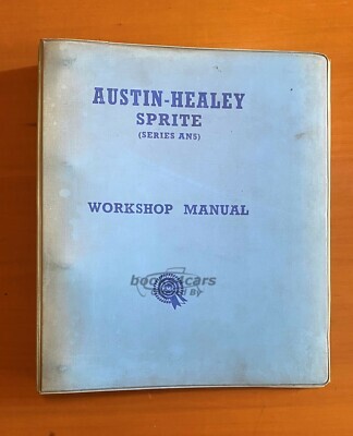 view cover of Sprite Service manual by Austin Healey, series AN5