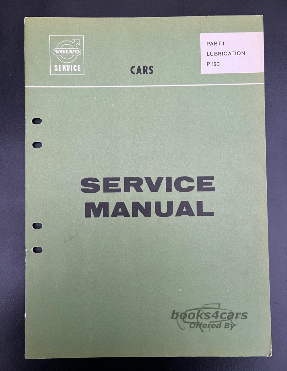 view cover of P120 Lubrication Shop Service Repair Manual by Volvo